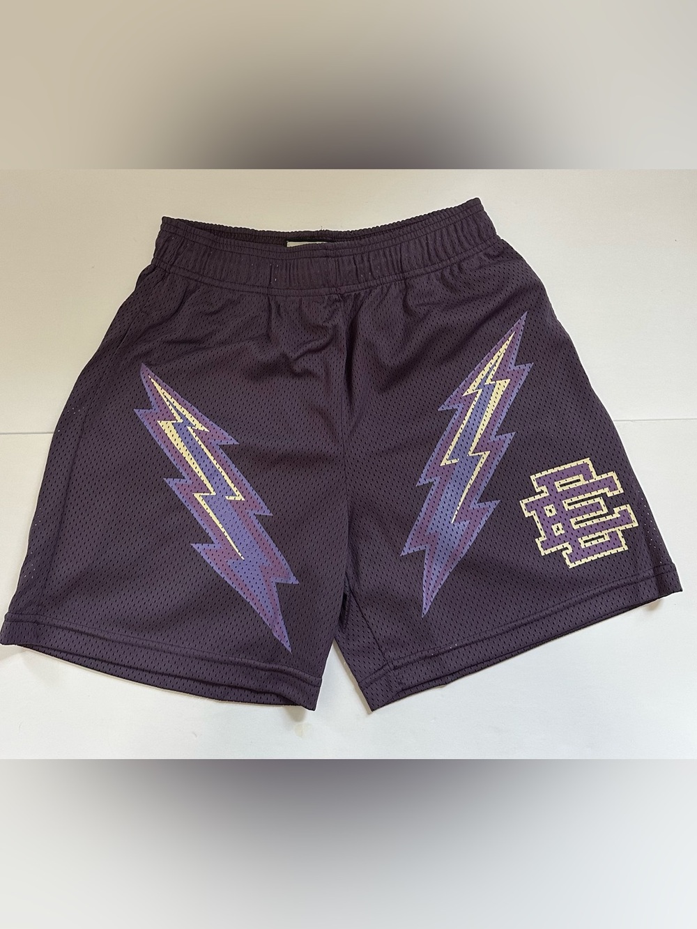 Eric Emanuel Shorts Bolt Pattern Mesh Grape 🍇